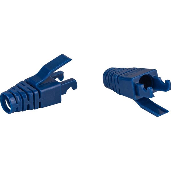 Platinum Tools 202036BLJ EZRJ45 Cat6 Strain Reliefs Blue 100Pack/Jar